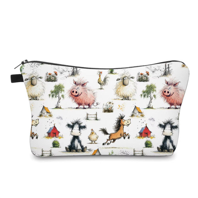 Pouch - Fuzzy Farm Animals MN