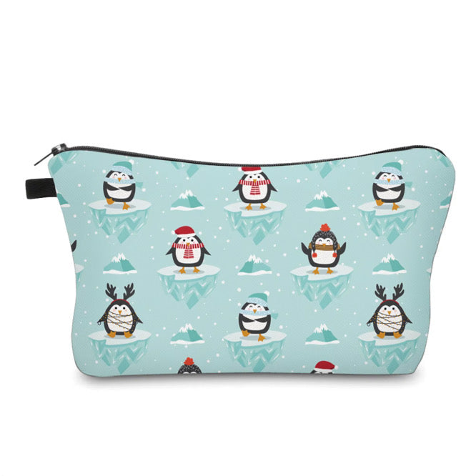 Pouch - Winter Christmas Penguin