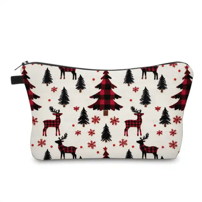 Pouch - Plaid Tree Deer MNC