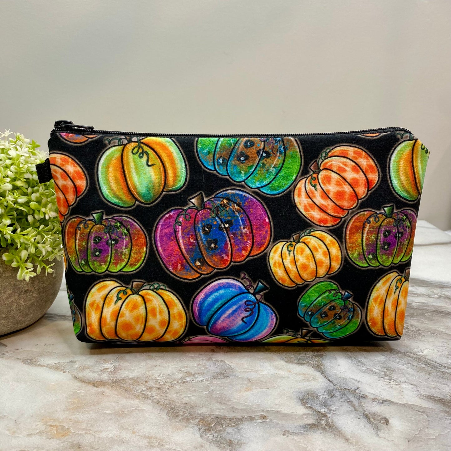 Pouch - Pumpkin, Colorful Fall