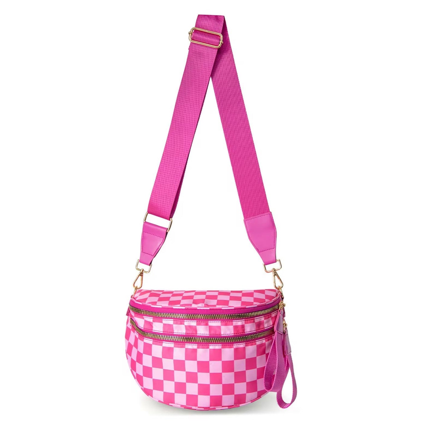 Roni - Checkered - Nylon Crossbody