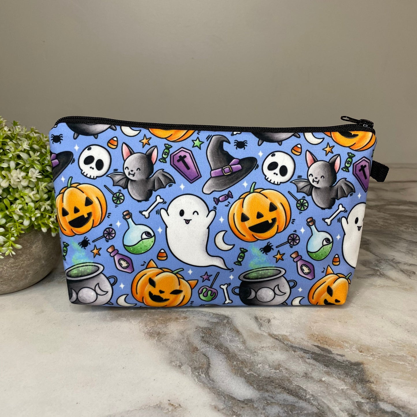 Pouch - Halloween - Blue Friends