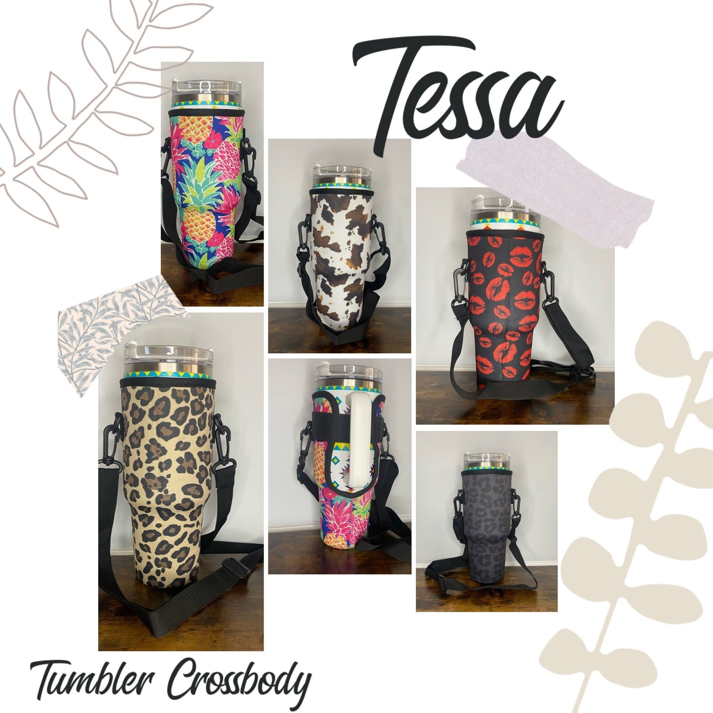 Tessa - Tumbler Crossbody Leopard MNC