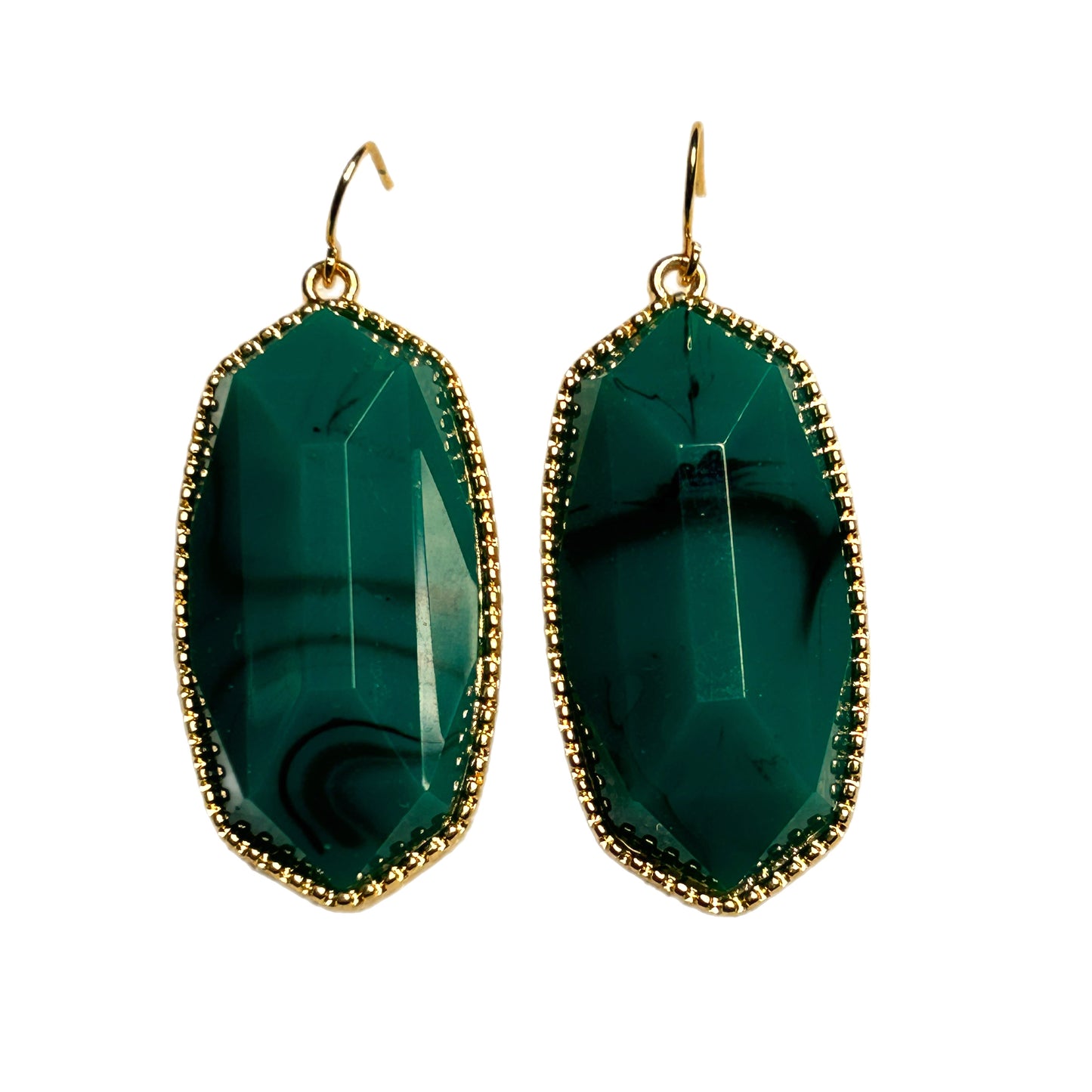 Pendant Earring Green MNC