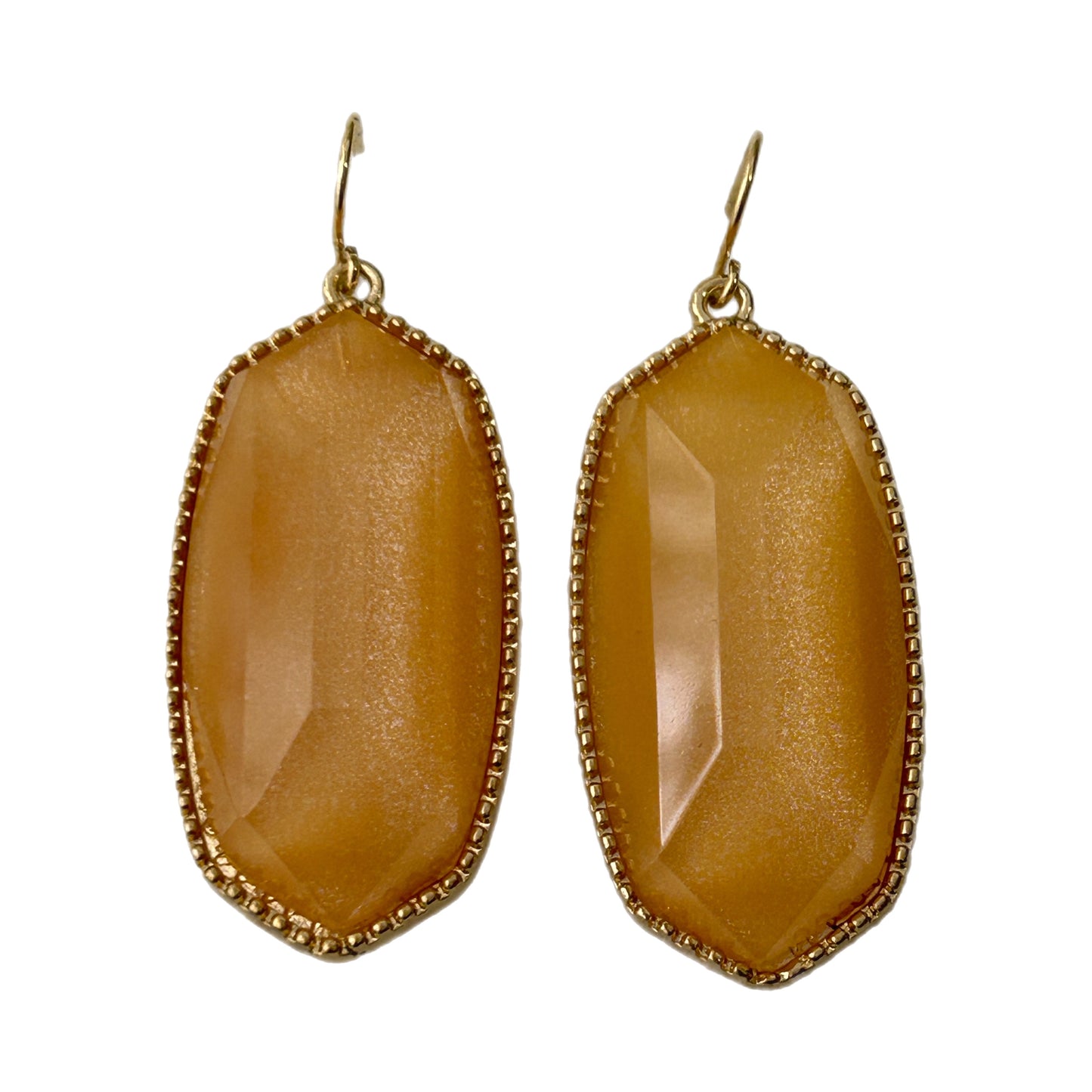 Pendant Earring Amber MNC