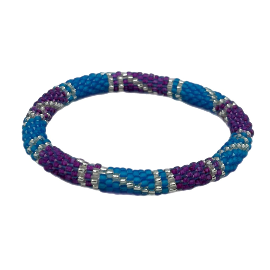 Glass Beads 10 Soothing Bracelet 7" MN