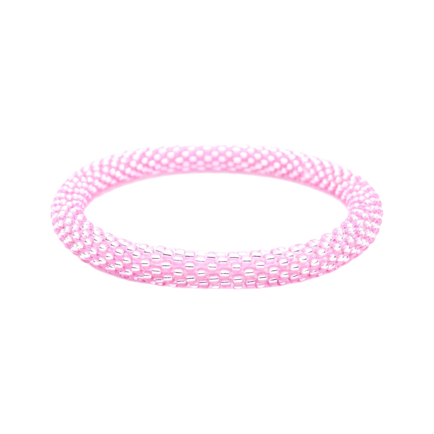 Glass Beads Pink Paradise Bracelet 7" #06 MNC
