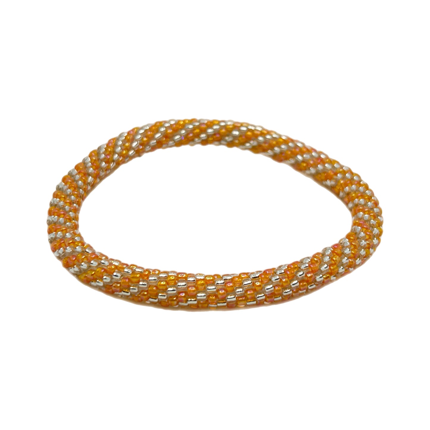 Glass Beads Serenity Bracelet Extended 8" #18 MNC