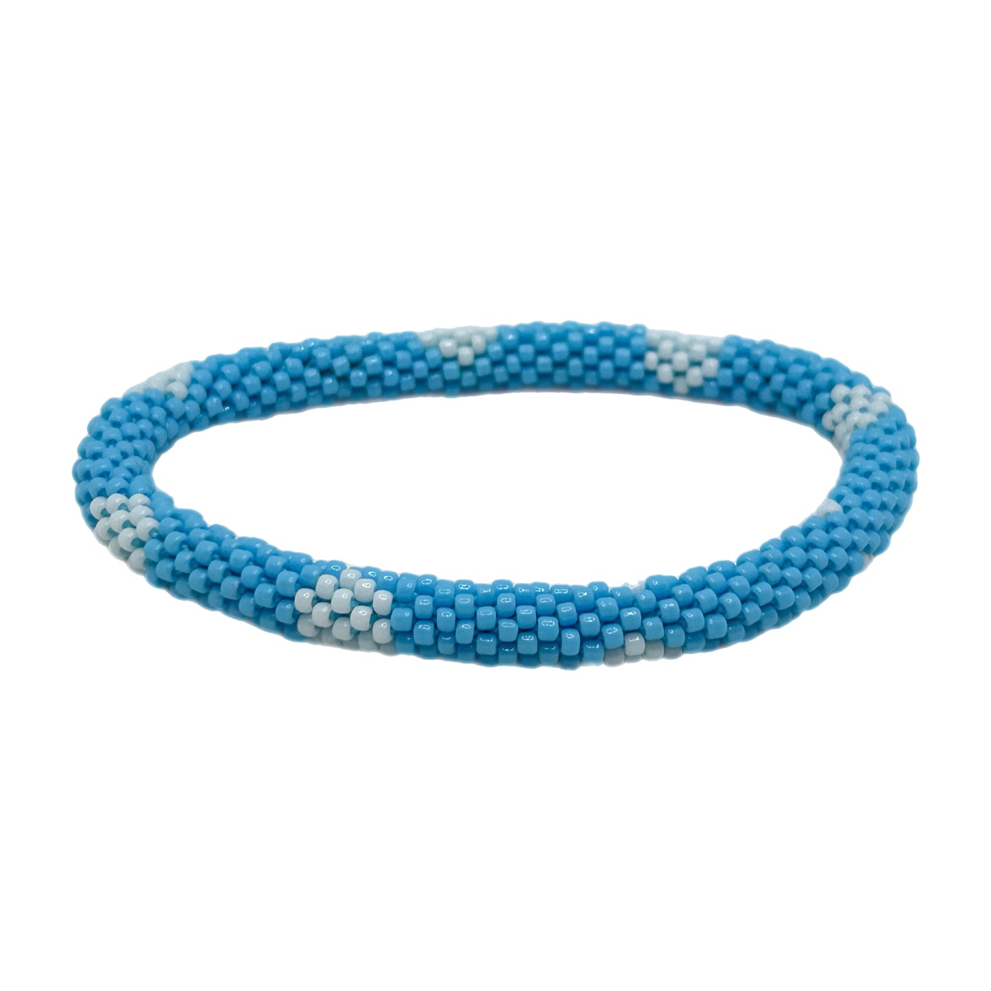 Glass Beads Sky Bracelet Extended 8" #19 MNC