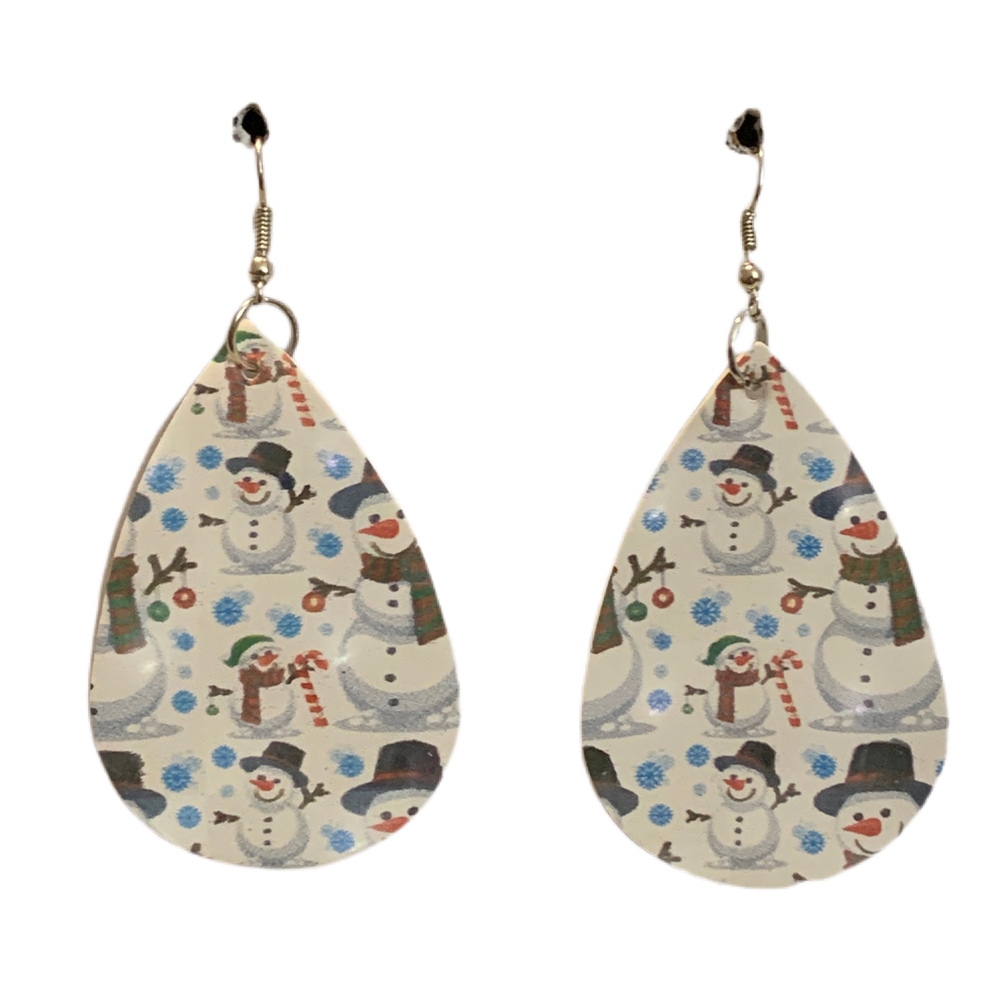 Faux Leather Teardrop Earring Christmas #9 MNC