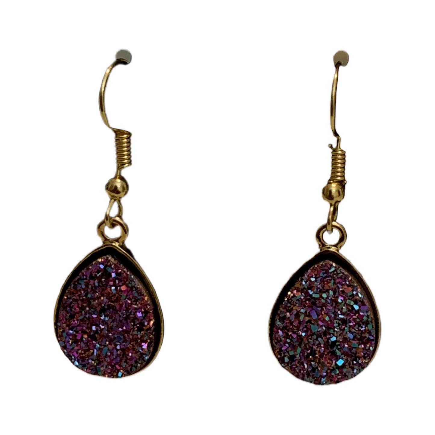 Druzy Earrings - Purple MNC
