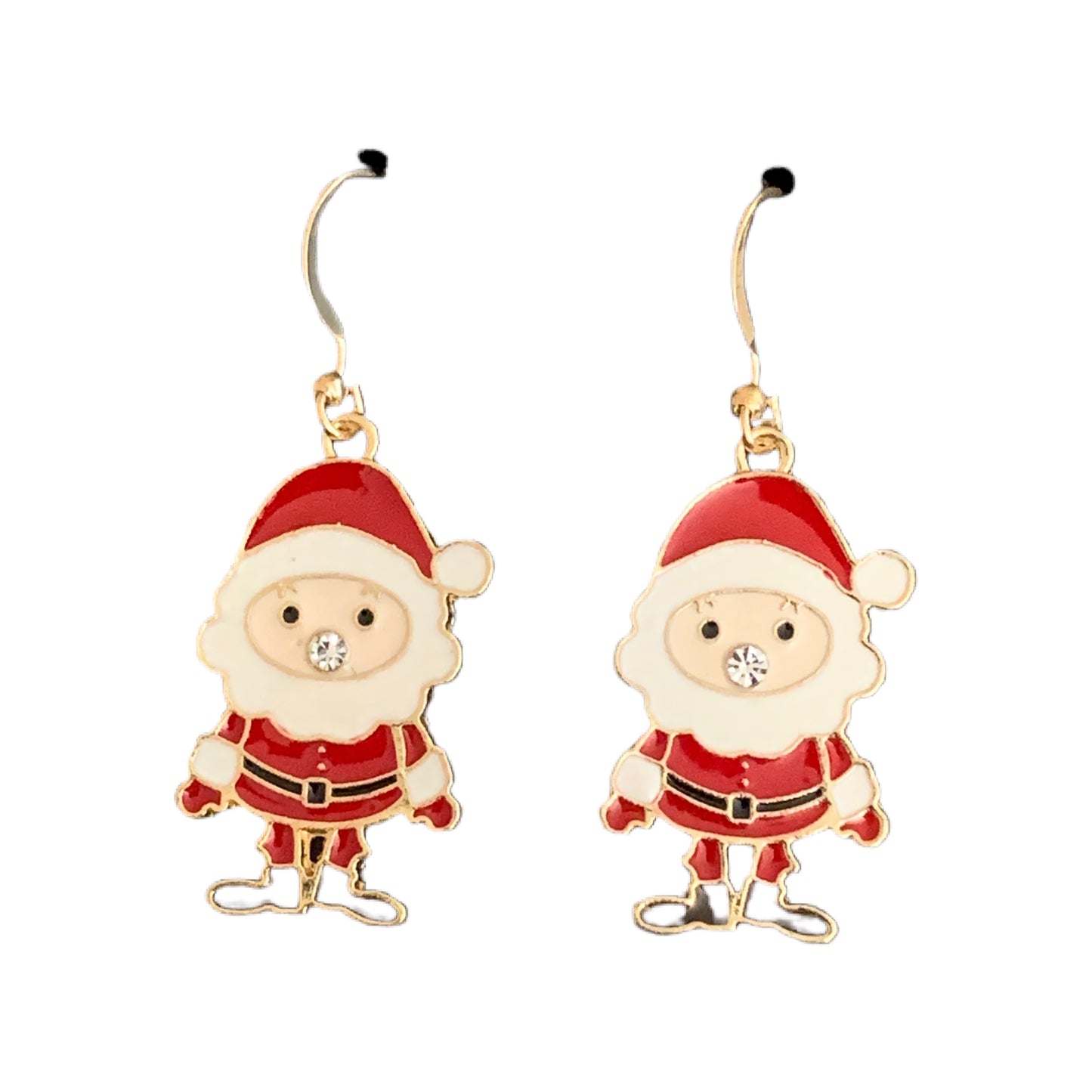 Dangle Drop Earring Christmas Santa #1 MNC