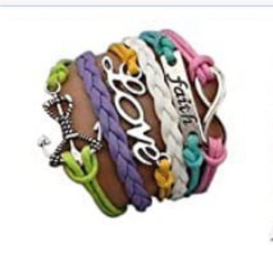 Handmade Braided Multi Layer Bracelet MN