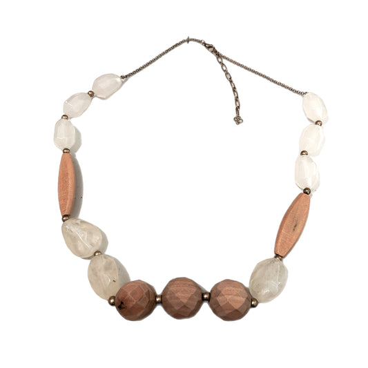 Acrylic and Wood Bead Necklace MN