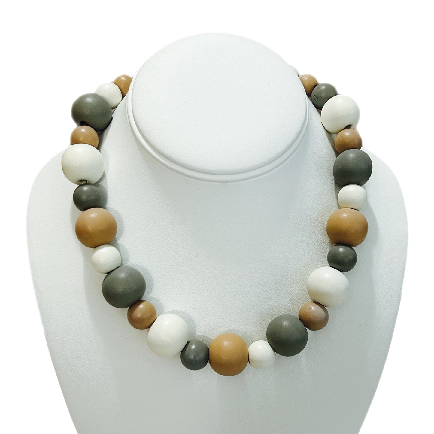Wood Bead Necklace MN