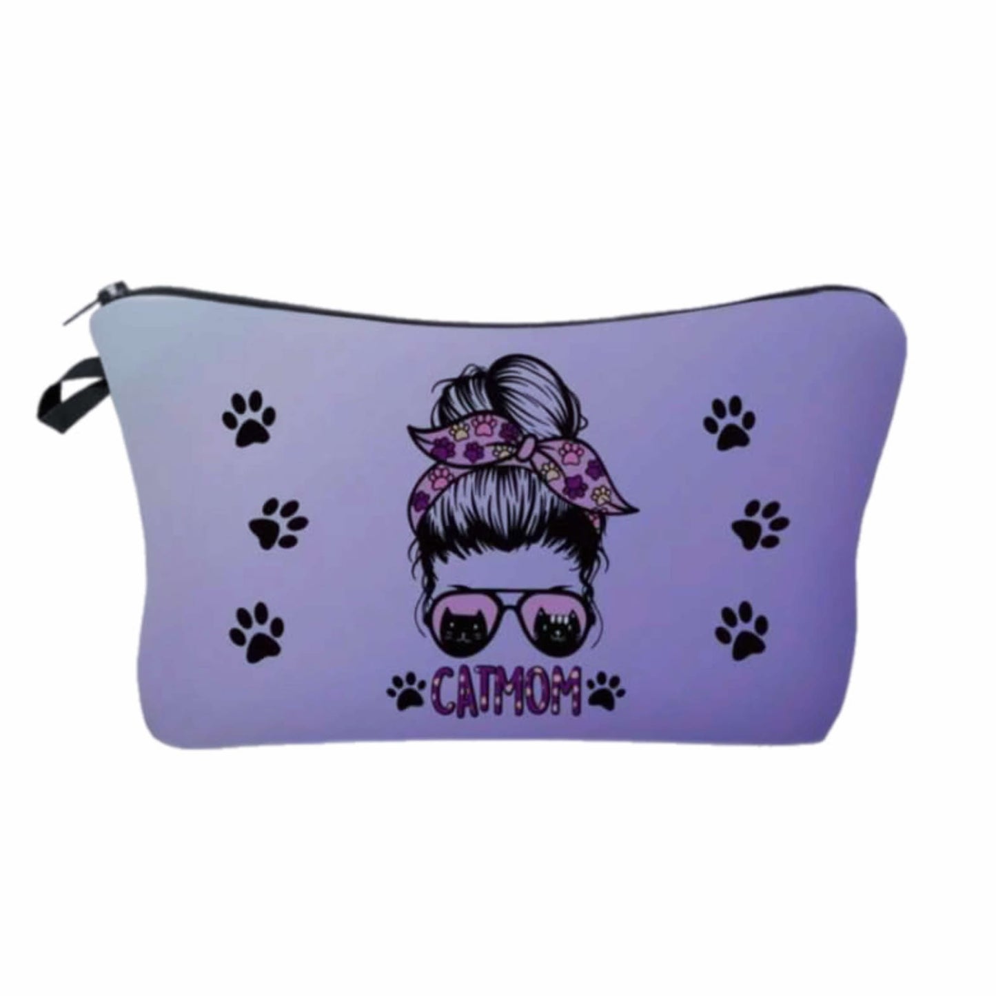 Pouch - Purple - Cat Mom MNC