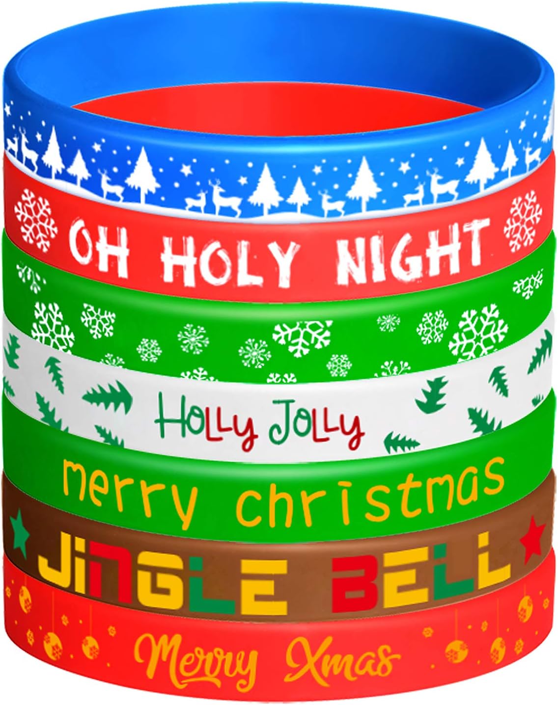 Christmas Silicone Wristbands