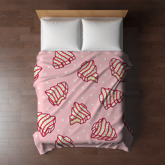 Blanket - Christmas - Pink Christmas Tree Cakes - PREORDER ENDS 10/10