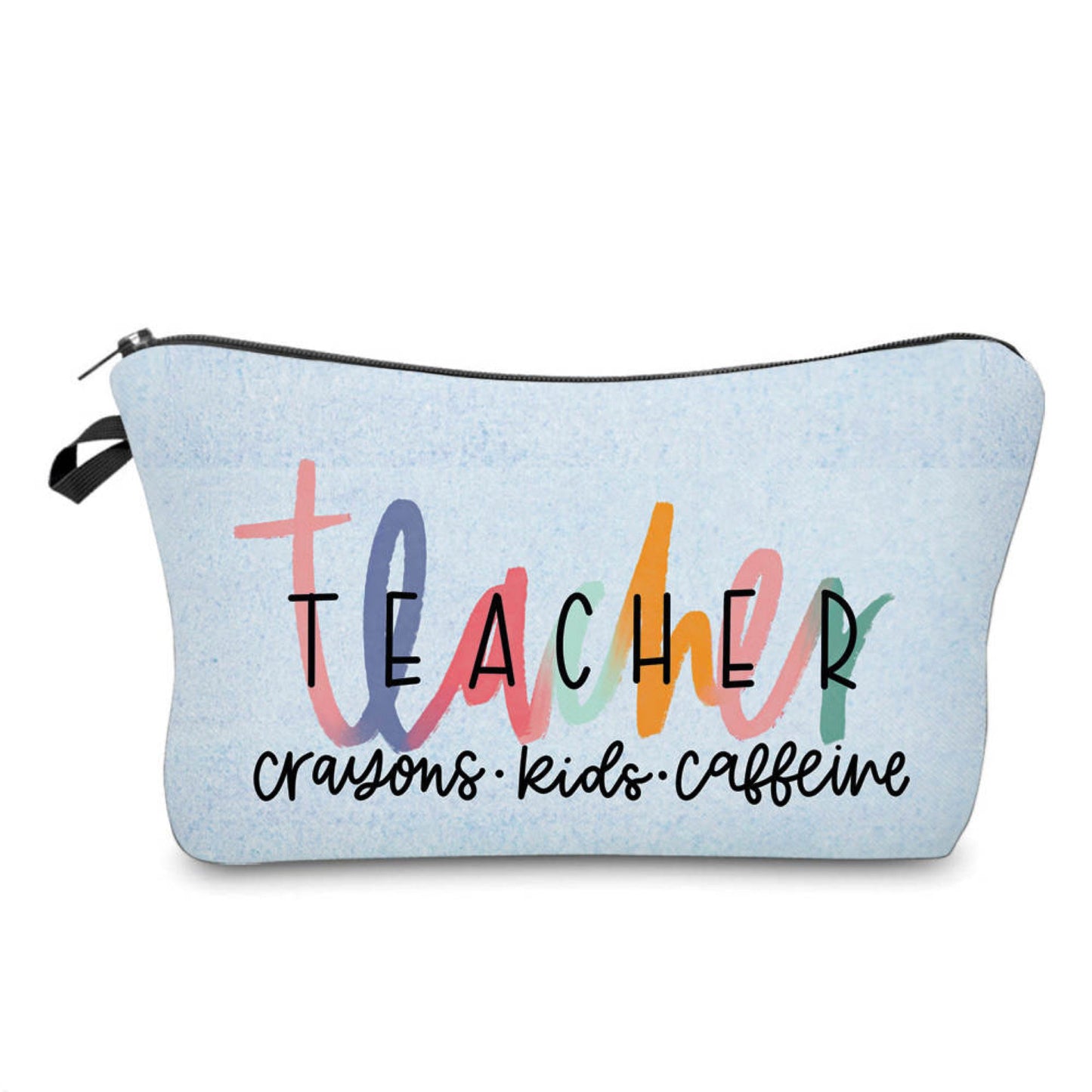 Pouch - Teacher Crayons, Kids, & Caffeine MN