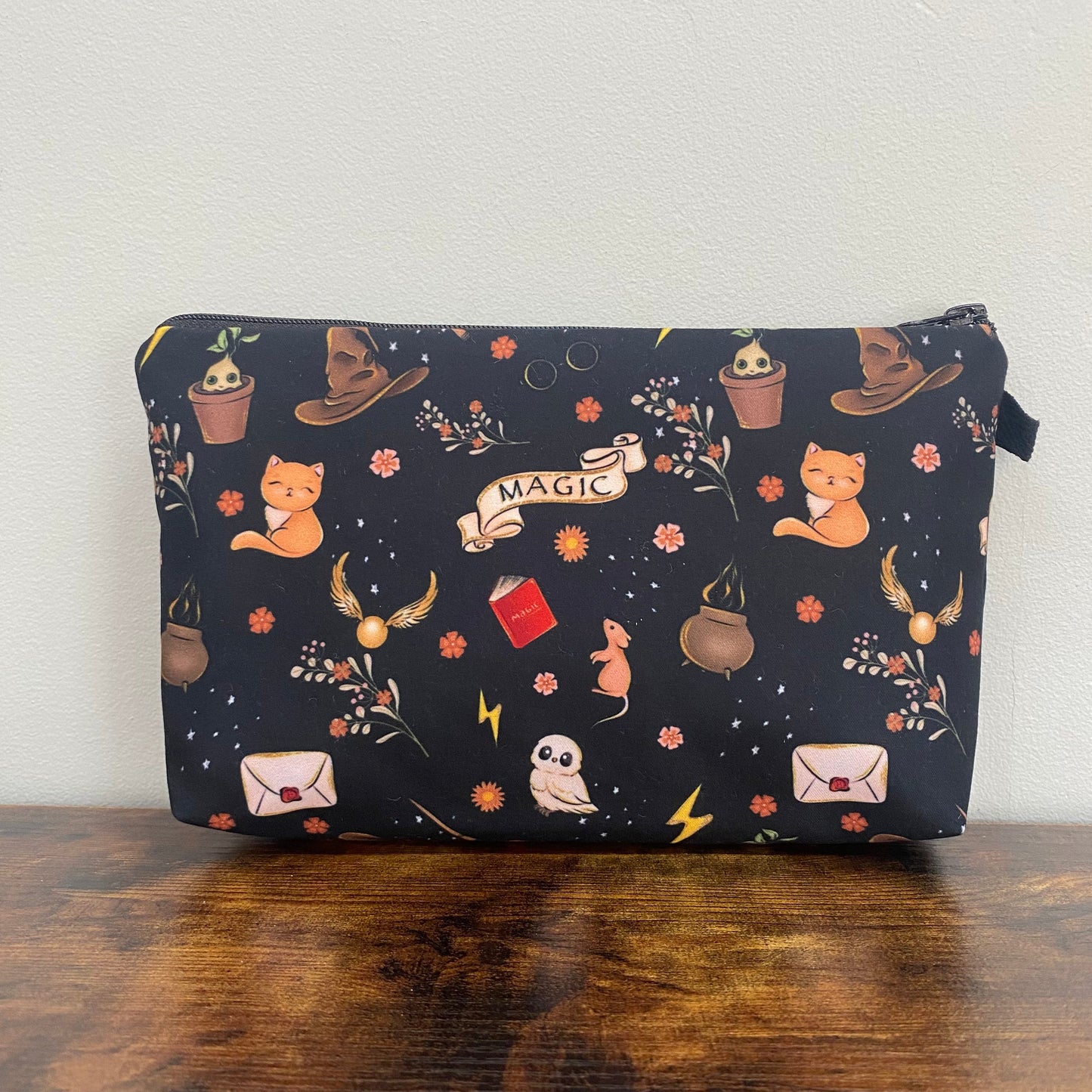 Pouch - Magic Things on Black MN