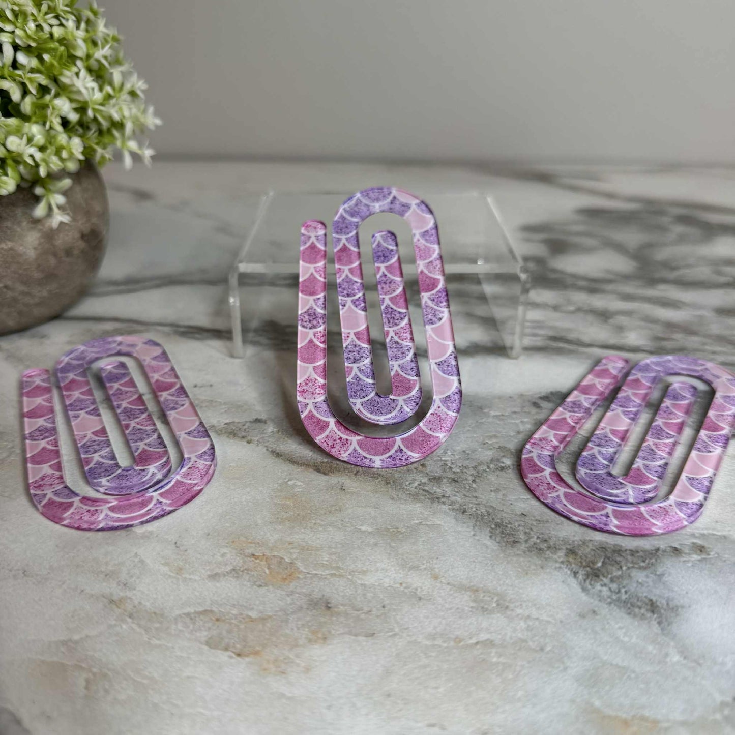Jumbo Paperclip - Light Purple Mermaid