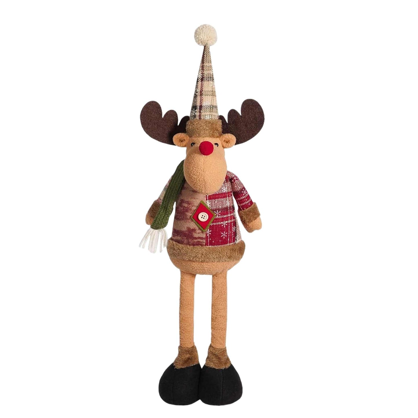Christmas Decor Gnome Reindeer with Telescopic Legs MN