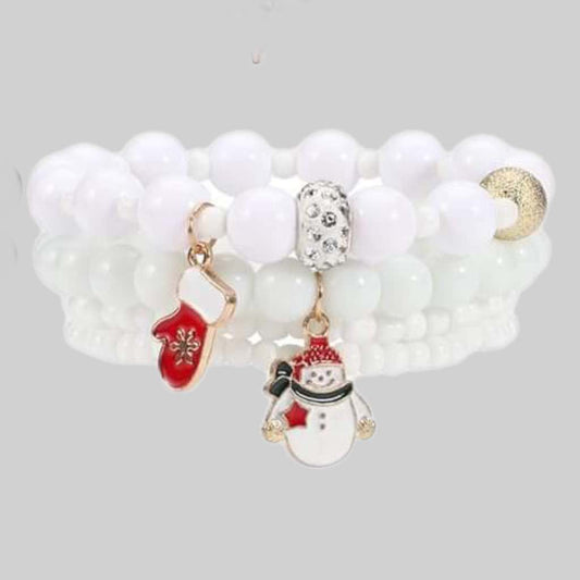 Christmas Bracelet 02 Multi-layer Beaded MN