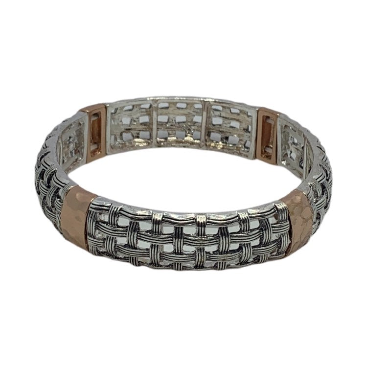 Basket Weave Stretch Bracelet MNC