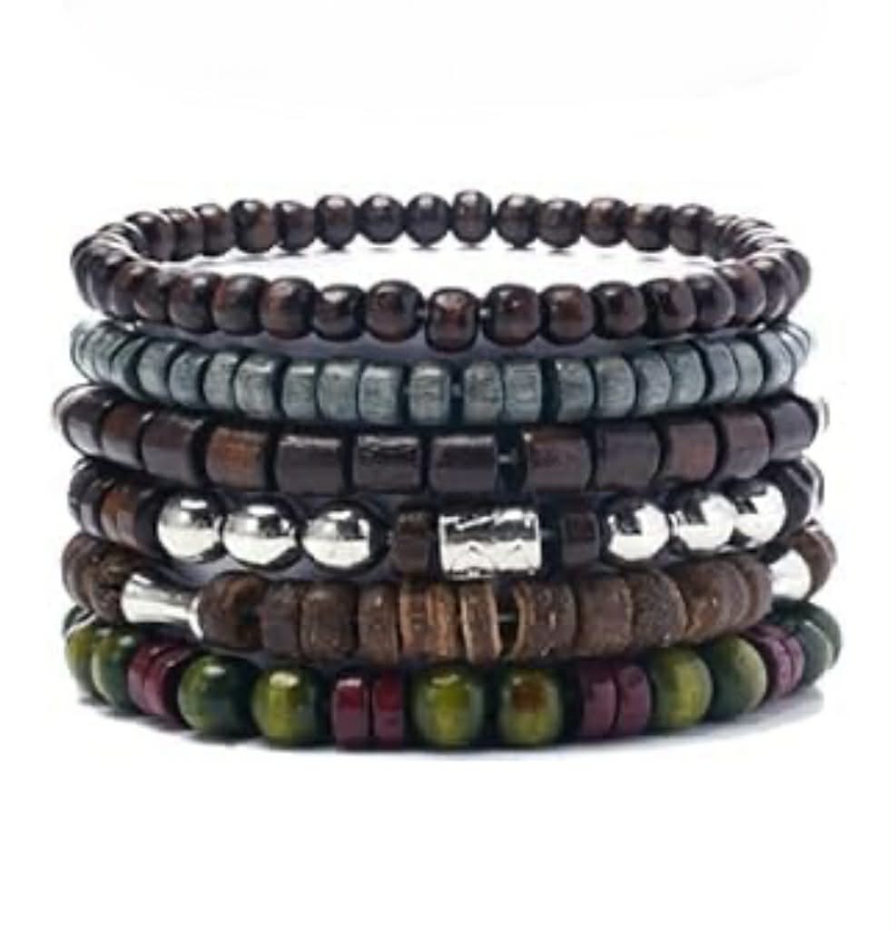 Men's Boho 038 Multi-layer Beaded Bracelet MN
