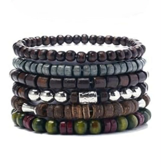 Men's Boho 038 Multi-layer Beaded Bracelet MN