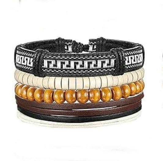 Men's Boho 022 Multi-layer Beaded Bracelet MN