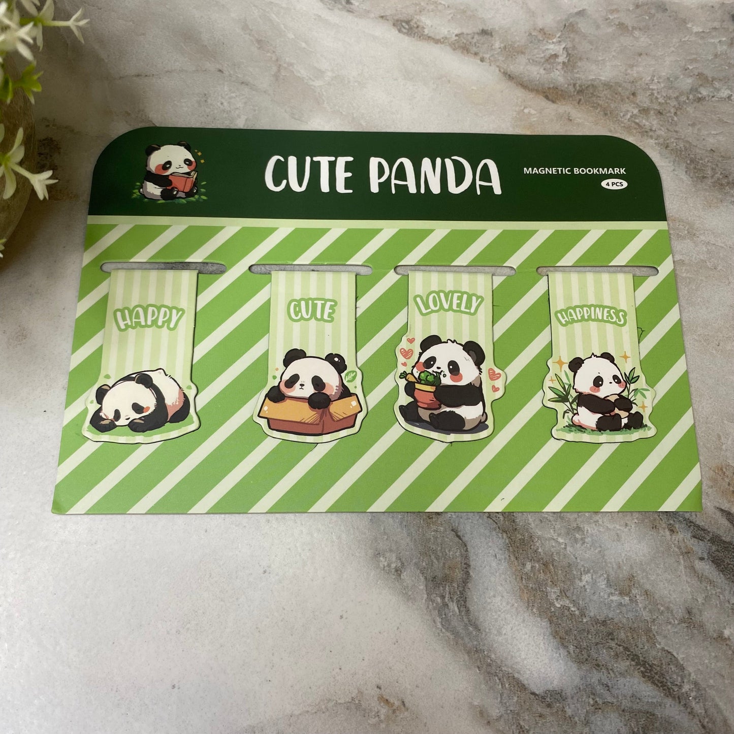 Bookmark - Magnetic, Panda - PREORDER 6/8-6/11