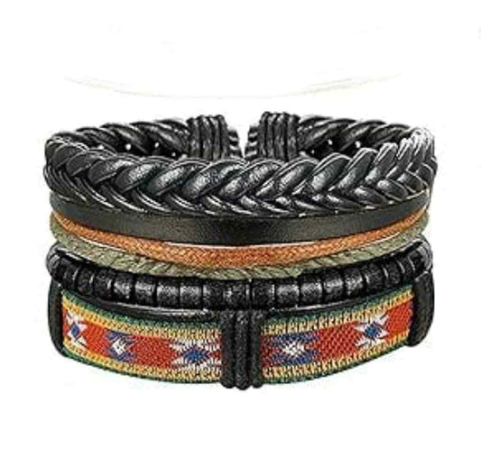 Men's Boho 024 Multi-layer Beaded Bracelet MN