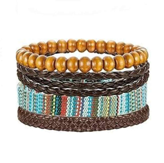 Men's Boho 025 Multi-layer Beaded Bracelet MN