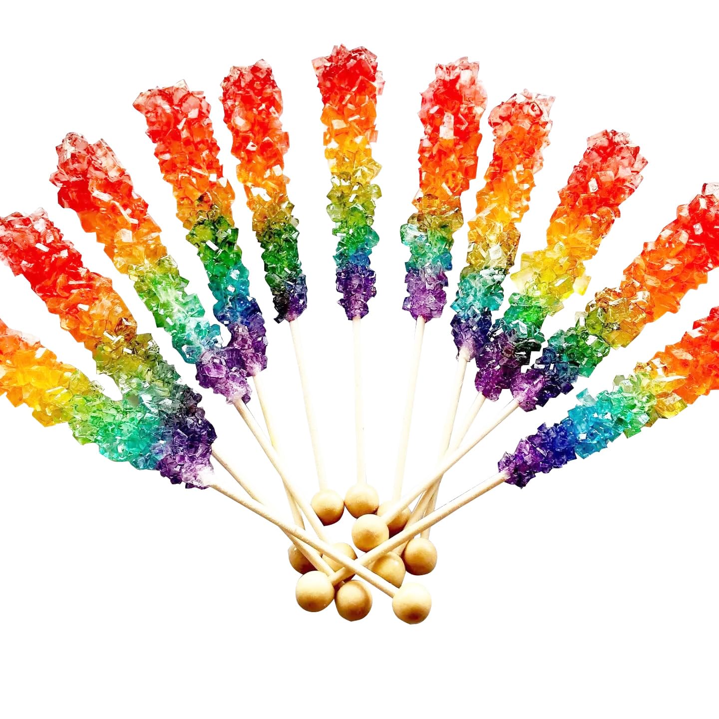 Rainbow Rock Sugar Sticks