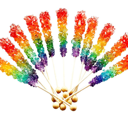 Rainbow Rock Sugar Sticks