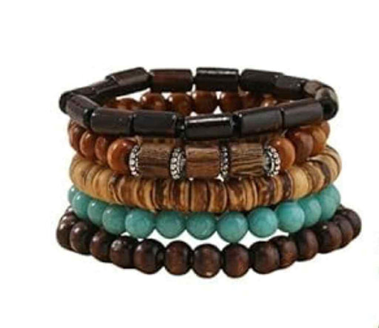 Men's Boho 026 Multi-layer Beaded Bracelet MN
