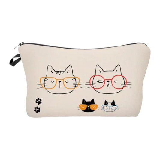 Pouch - Cat with Glasses MNC