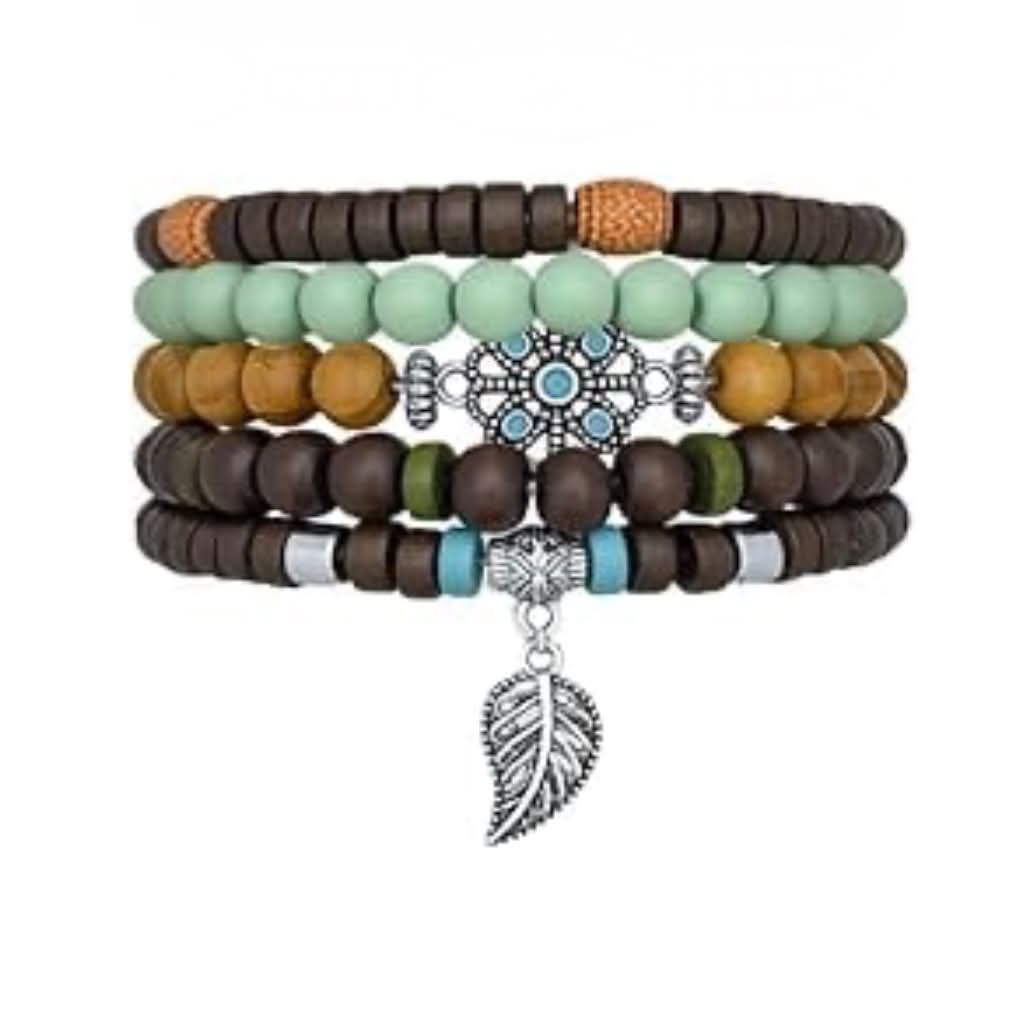 Men's Boho 029 Multi-layer Beaded Bracelet MN