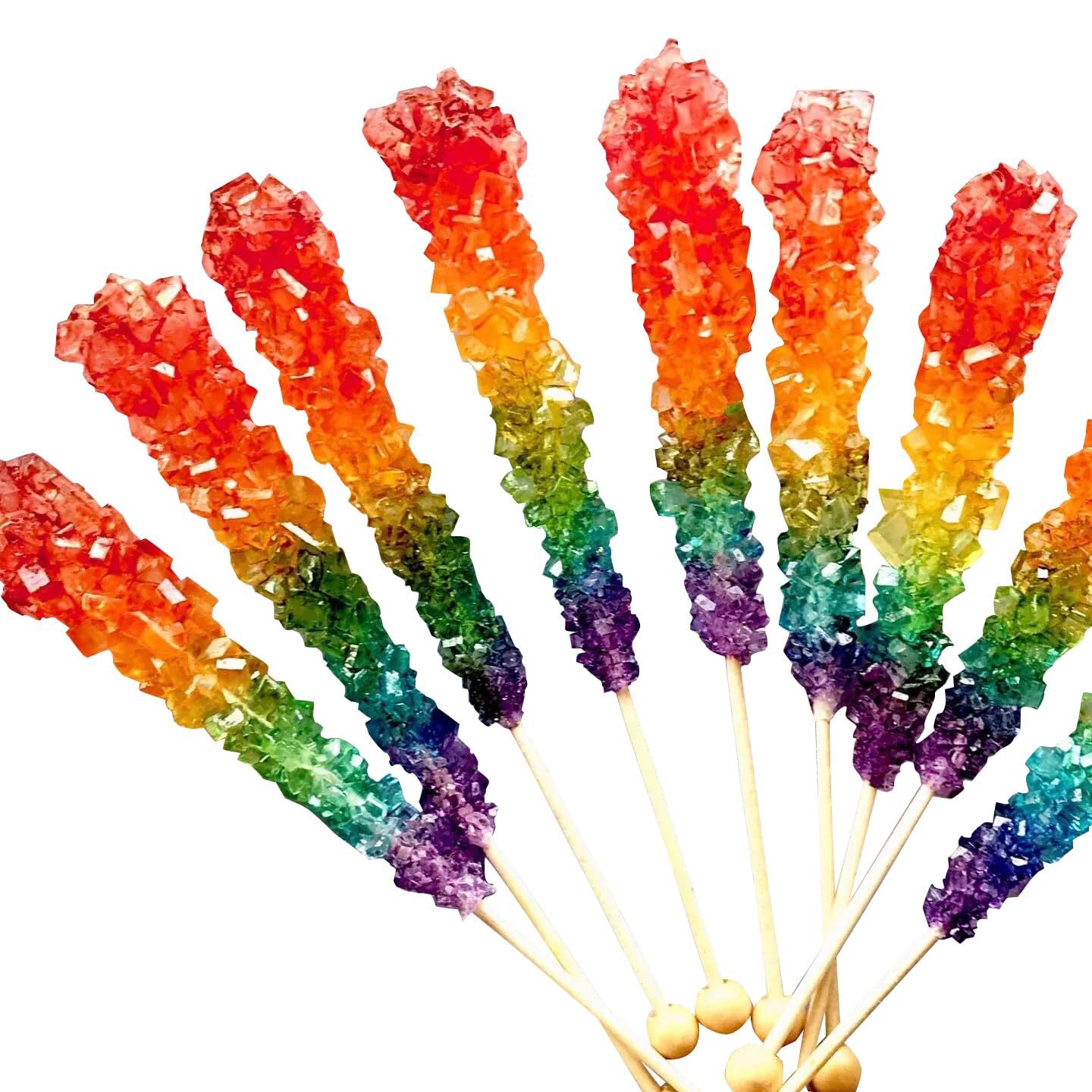 Rainbow Rock Sugar Sticks