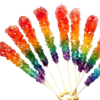 Rainbow Rock Sugar Sticks
