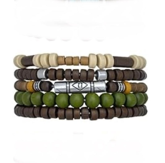 Men's Boho 036 Multi-layer Beaded Bracelet MN