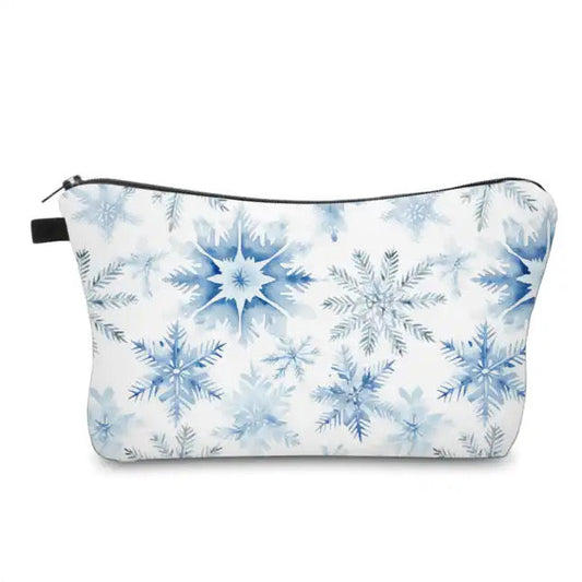 Pouch - Snowflake 1 - Blue