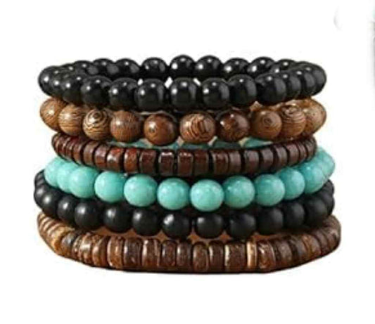 Men's Boho 028 Multi-layer Beaded Bracelet MN