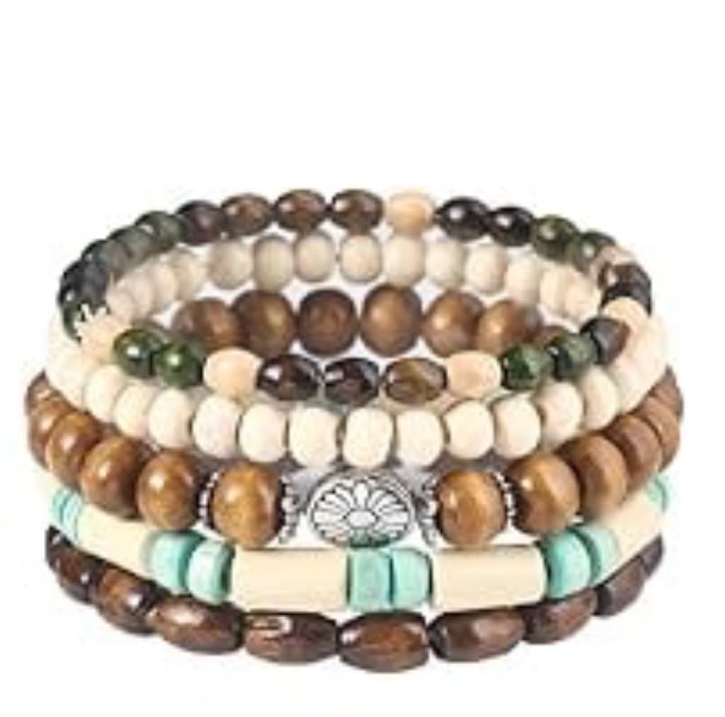 Men's Boho 041 Multi-layer Beaded Bracelet MN