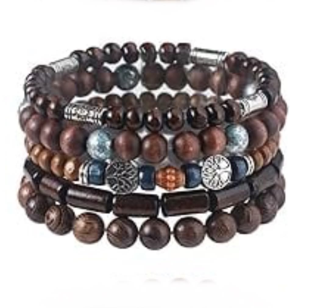 Men's Boho 042 Multi-layer Beaded Bracelet MN