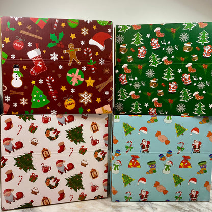 Christmas Gift Box with Crinkle Paper - Large MNC