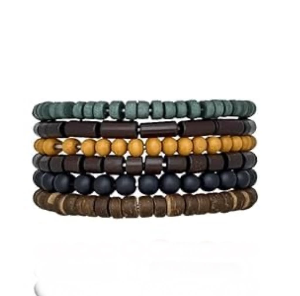 Men's Boho 046 Multi-layer Beaded Bracelet MN