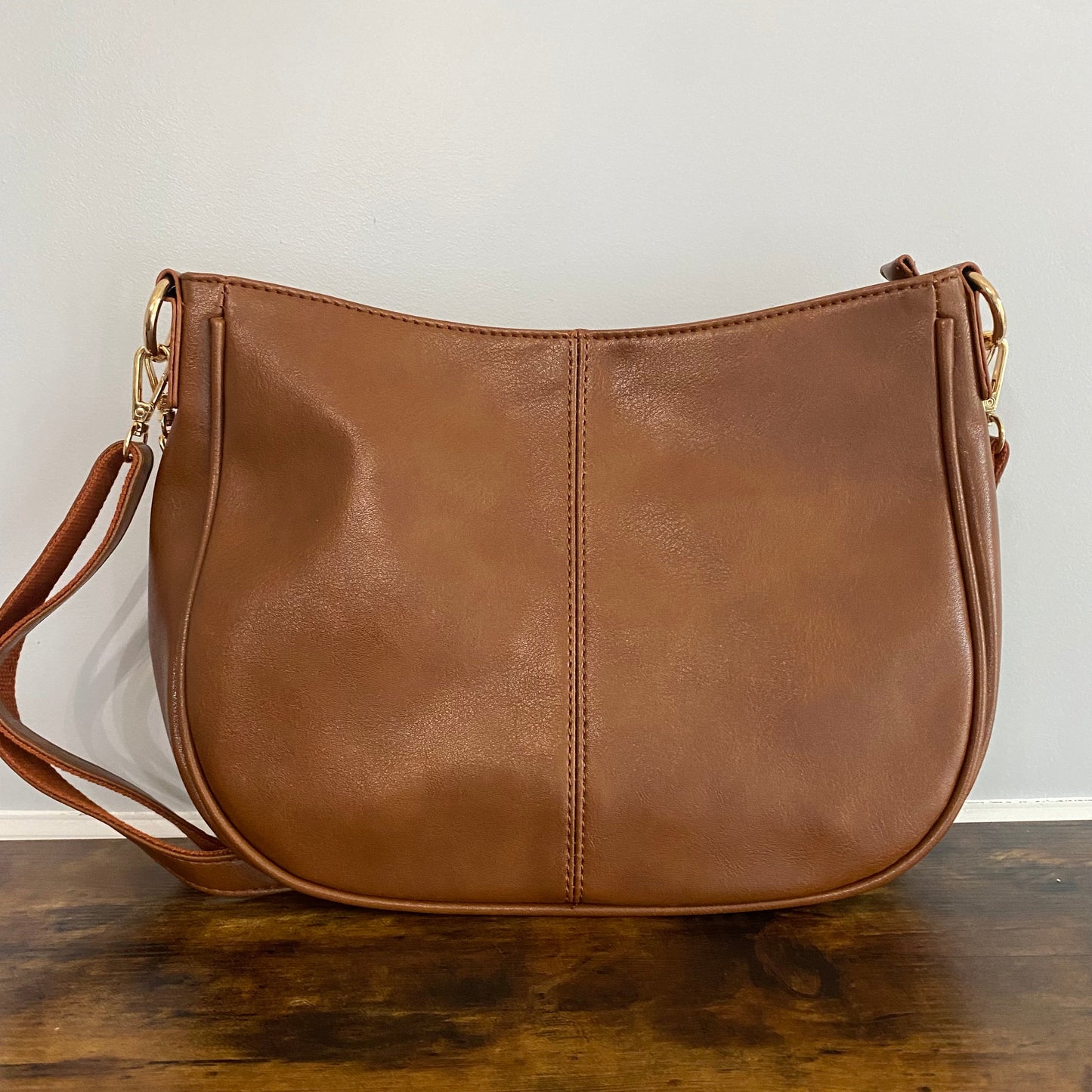 Rachael Crossbody Purse - Faux Leather Strap MNC