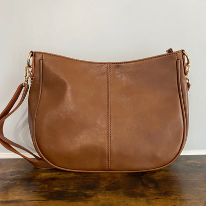 Rachael Crossbody Purse - Faux Leather Strap MNC